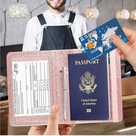 Leather Passport Cover  - Picture 2 of 6